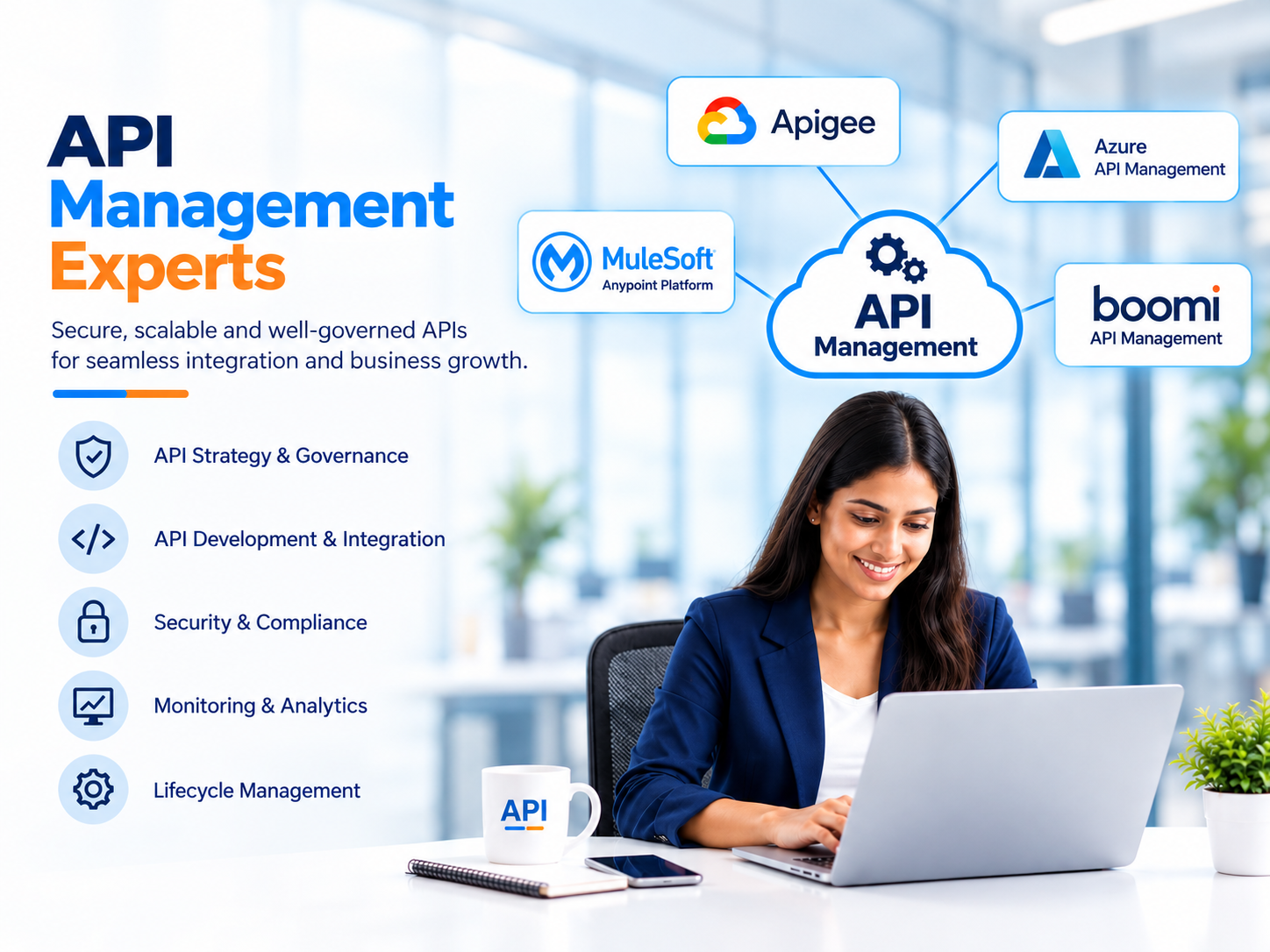 API Management Experts — Apigee, Azure API Management, MuleSoft Anypoint Platform, and Boomi API Management