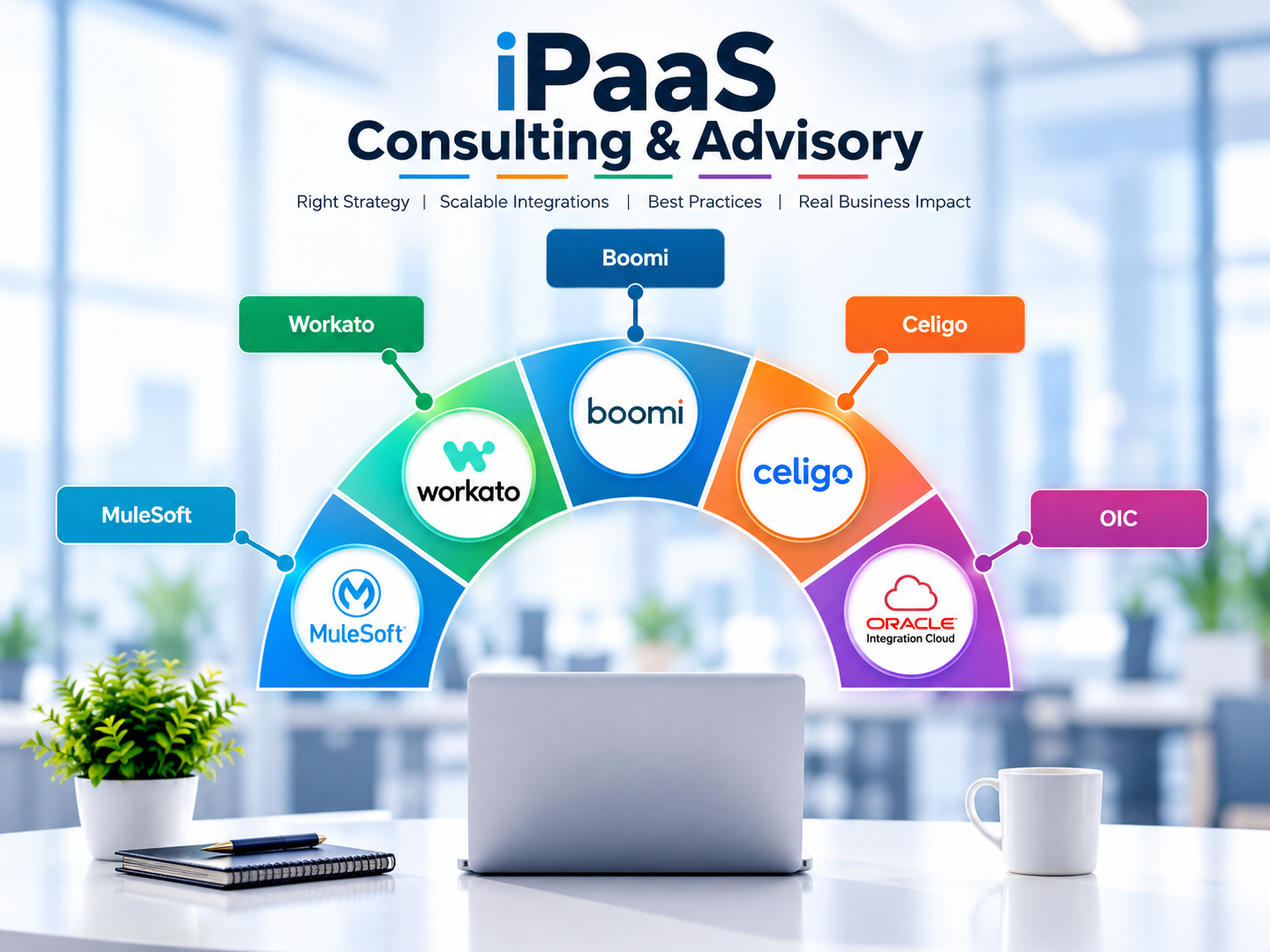 iPaaS Consulting & Advisory — Boomi, Celigo, Workato, MuleSoft, and Oracle Integration Cloud